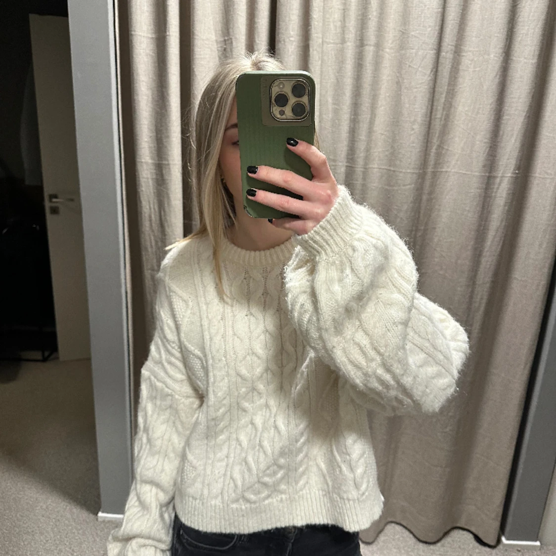 Stickad vit tröja från Anine Bing!!! - 90