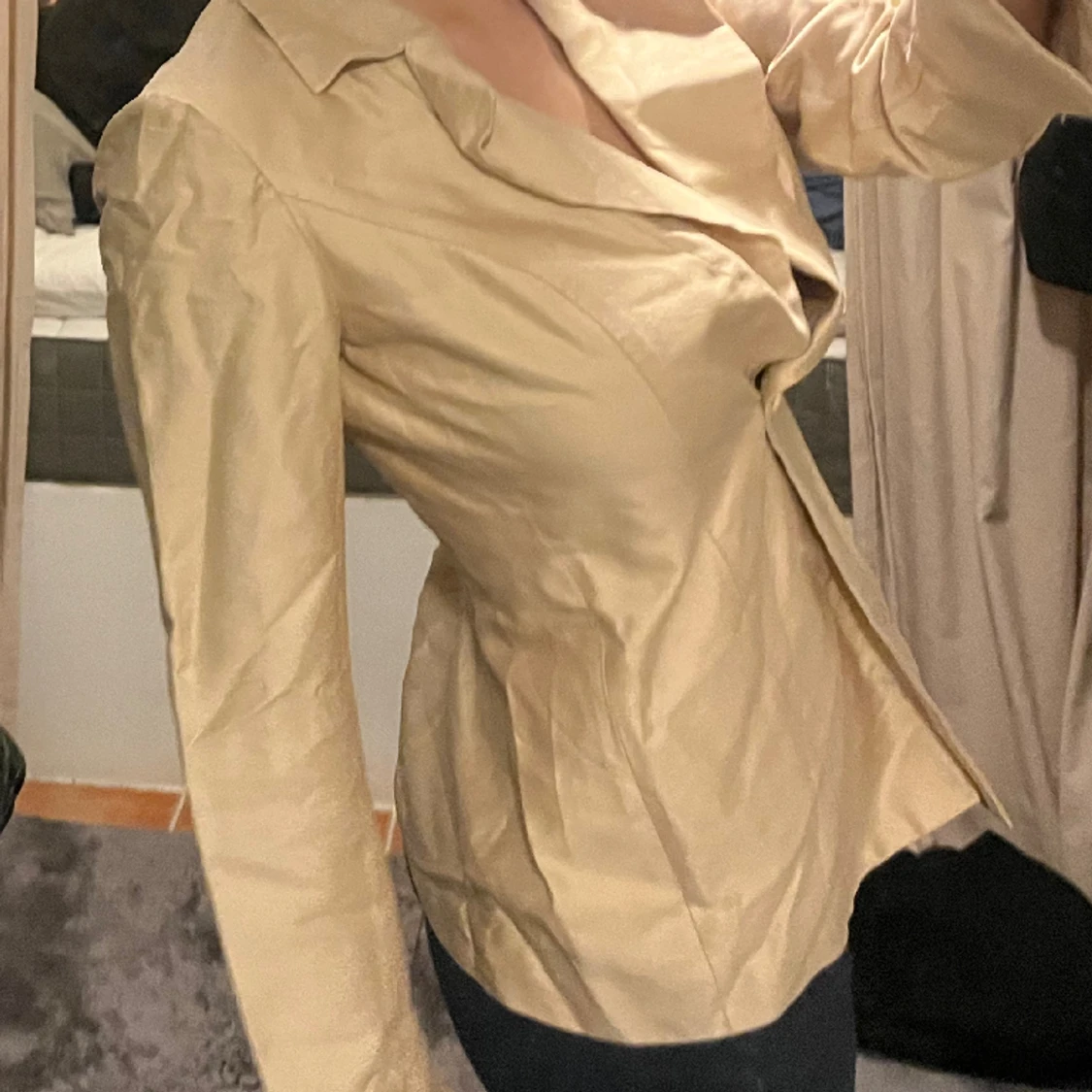 beige kavaj/skjorta !! 🤎🤎 - 91