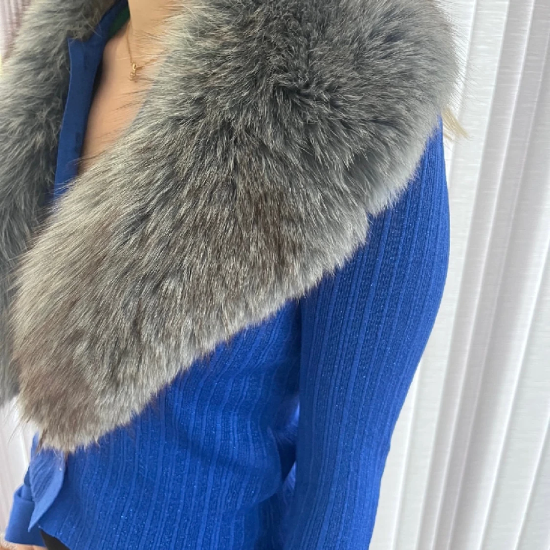 Sällsynt silver räv krage - 91