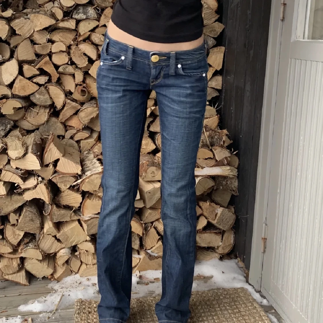 Lågmidjade jeans - 90