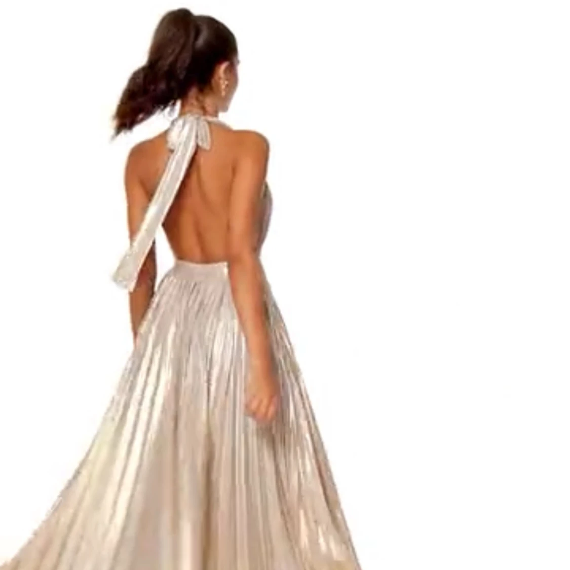 Guldig balklänning 😍 - 90