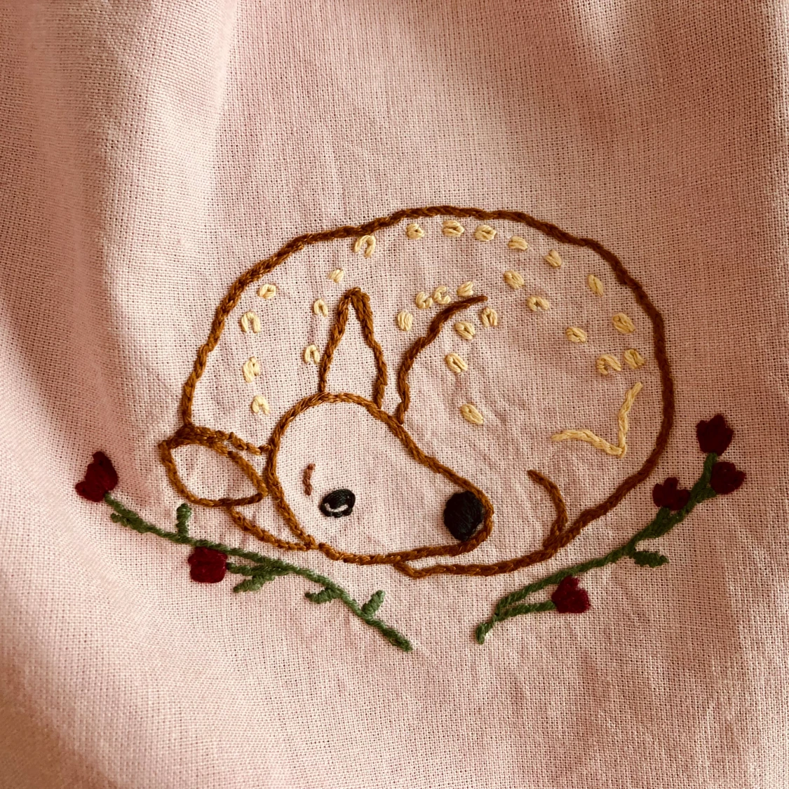 Hand embroidered pouch - 90