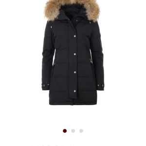 HOLLIES VINTERJACKA - Köptes i december 2023 använt ett par gånger men är i ny skick! Med äkta päls! Pris kan diskuteras eftersom att original priset var 4100kr