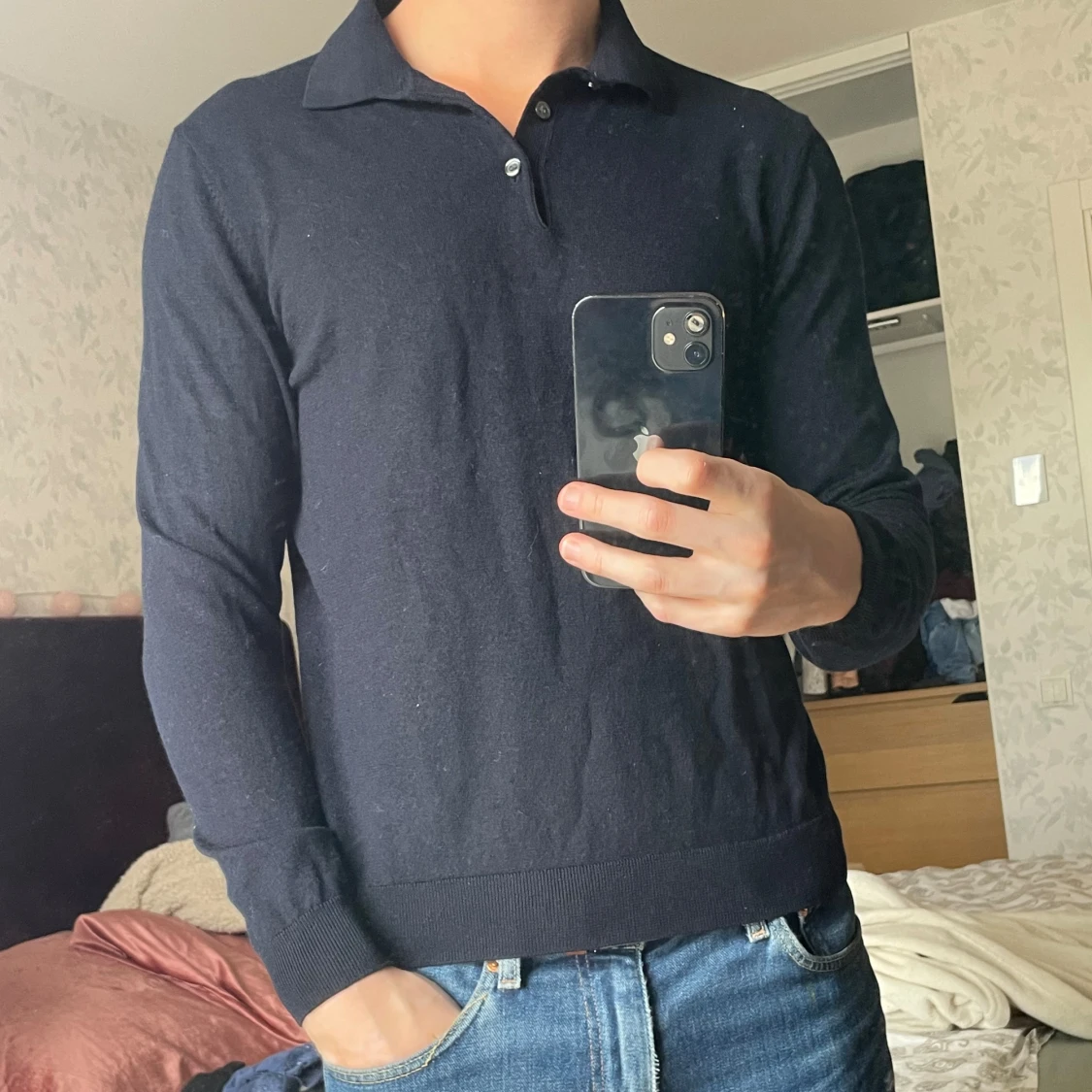 H&m merinoull tröja  - 91