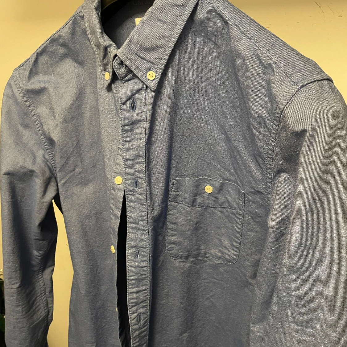 Blå NN07 skjorta  - 90