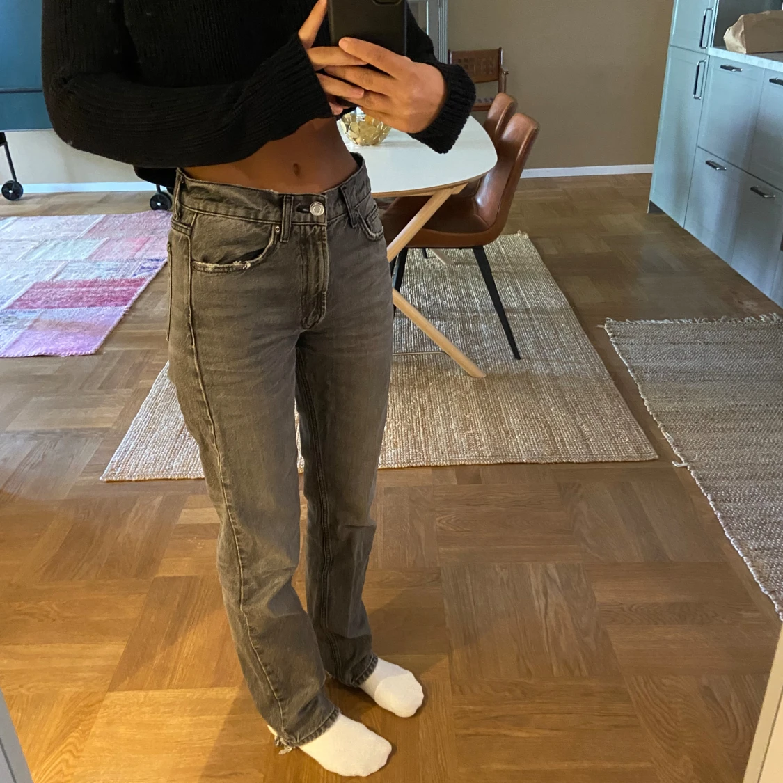 Zara jeans grå
