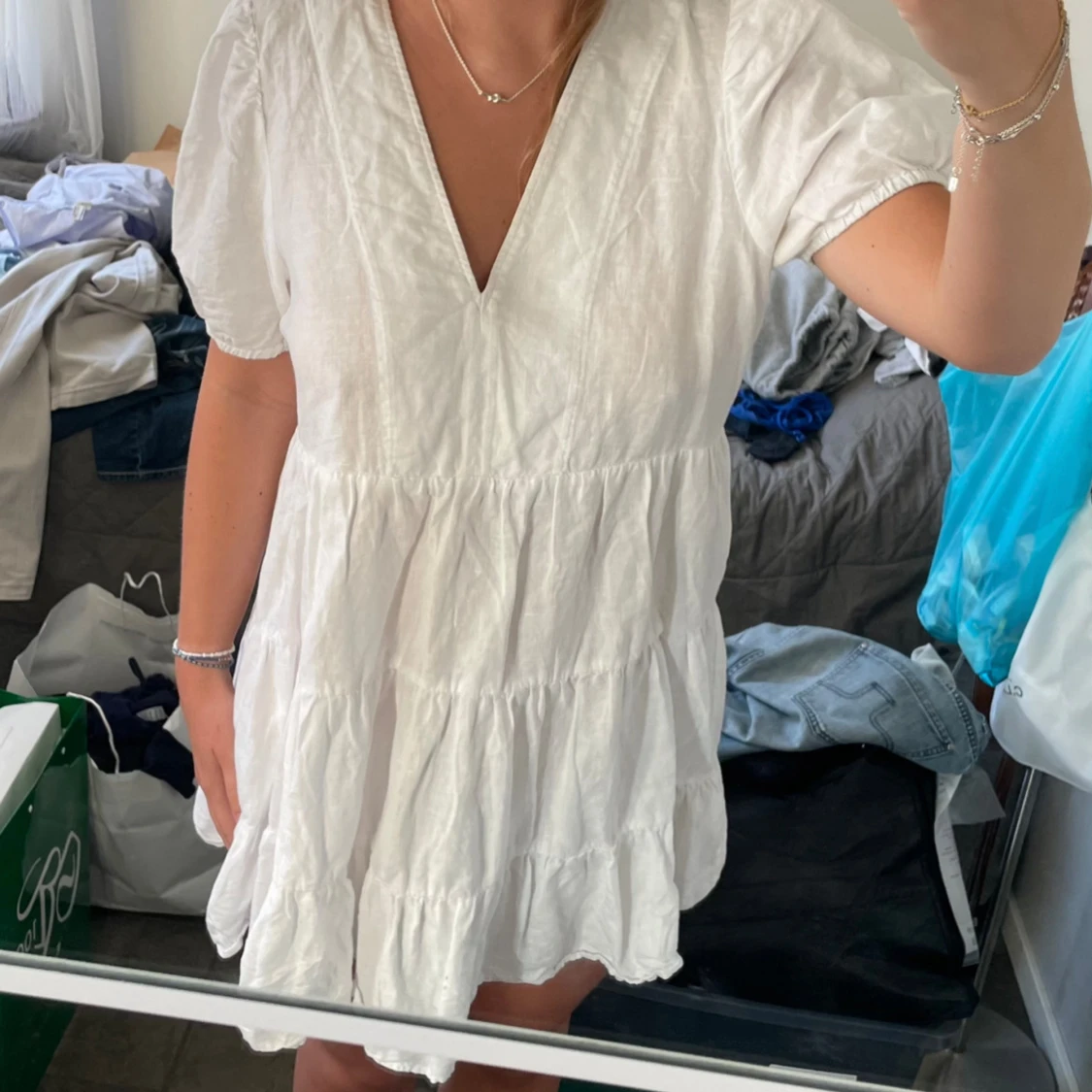 Vit klänning från zara
