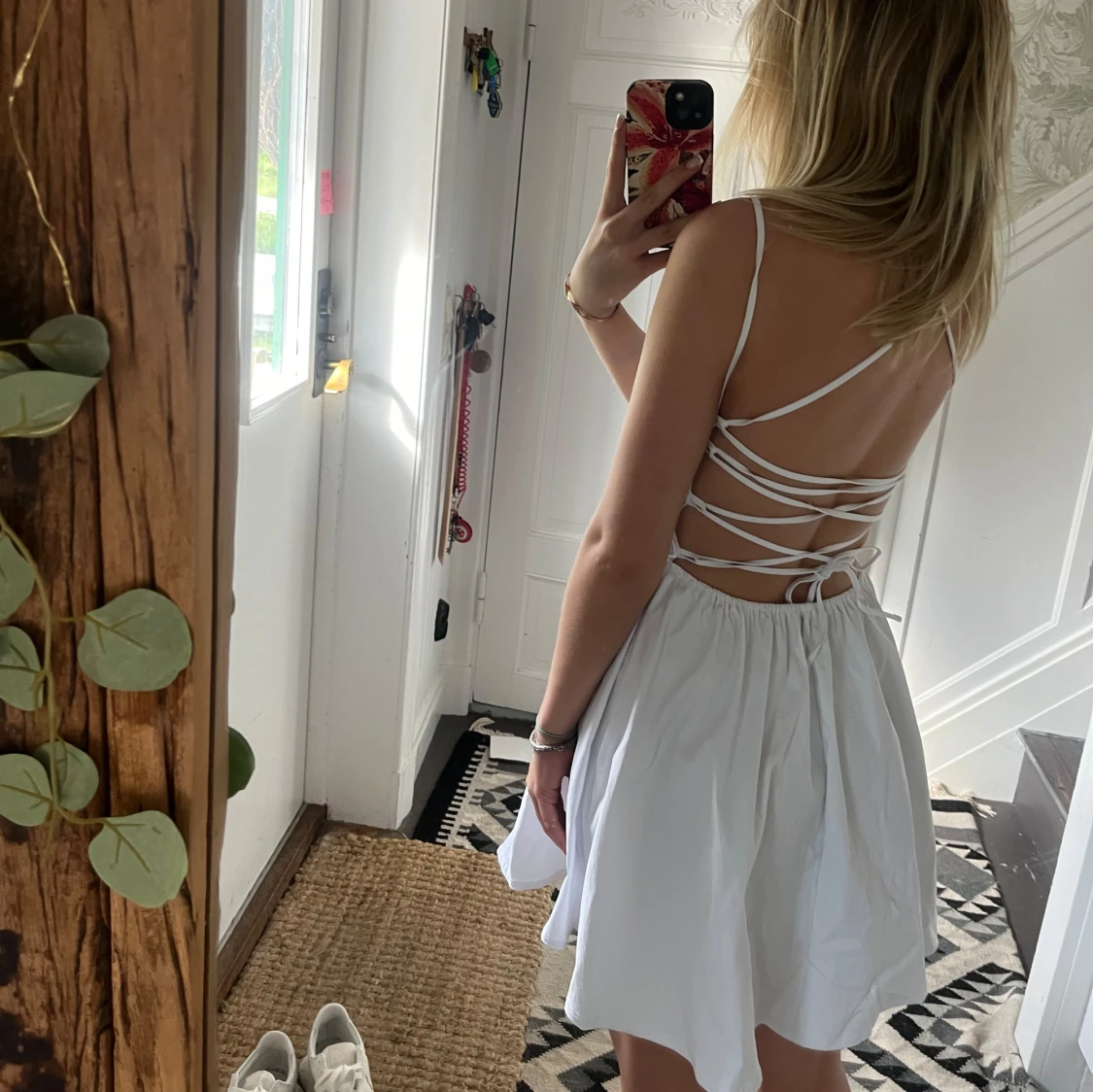Vit klänning - 90