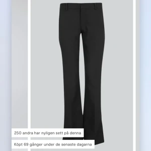 Lågmidjade kostymbyxor bikbok - Säljer dessa jättesnygga kostymbyxor från bikbok då jag råka köpa två par! Storlek 38, helt oanvända, nyskick