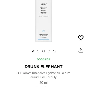 Drunk elephant serum  - Detta är ett drunk elephant priset kan absolut diskuteras knappt använd säljer den för 400 då man kan köpa den på Sephora för 570kr så jag. Tycker detta är ett bra pris tryck inte på köp nu 