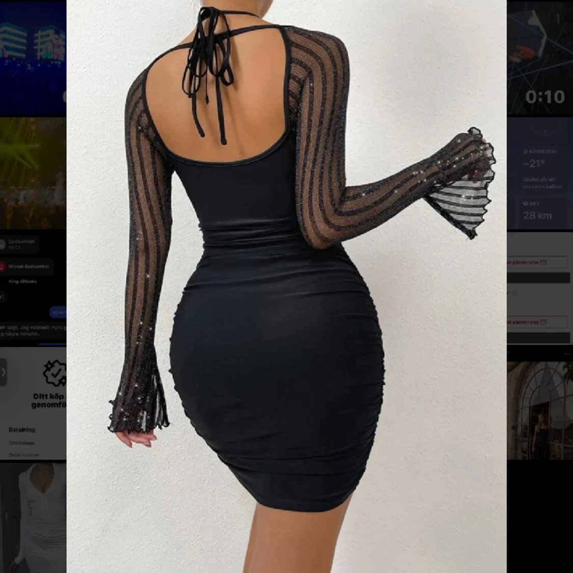 Fest klänning  - 90