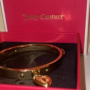 Juicy Couture Armband - Super fint armband i nästan nytt skick köpt secondhand men aldrig själv använt den. Innermått 6,5cm 