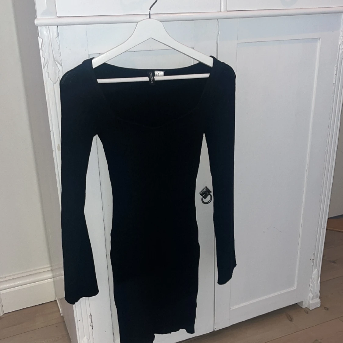 Svart ”stickad” tröja🖤