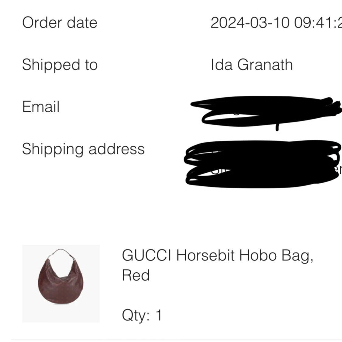 Gucci Horsebit Hobo Bag - 90