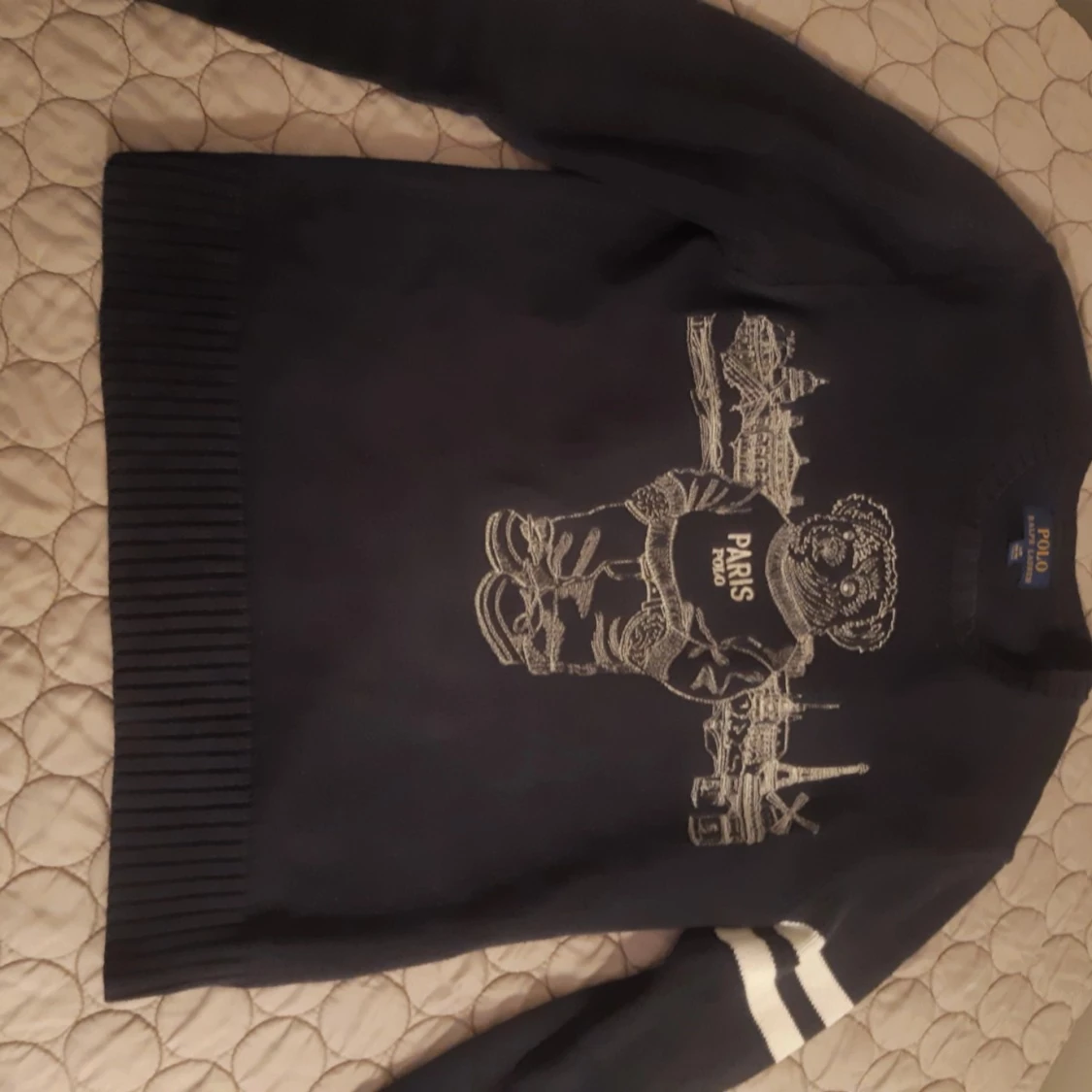 Polo bear stickad  - 91