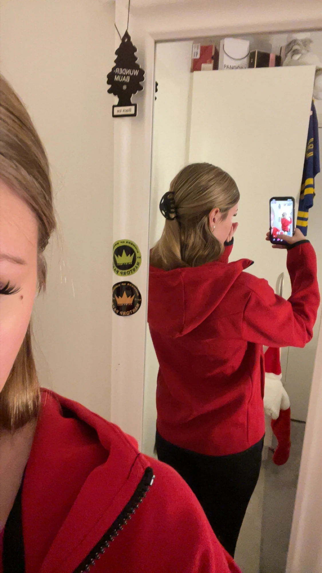 Röd Nike tech fleece - 2