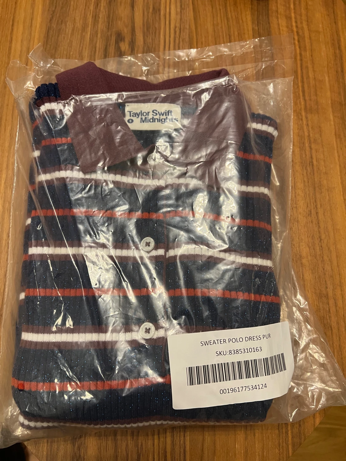 Taylor Swift Midnights randig poloklänning - 2