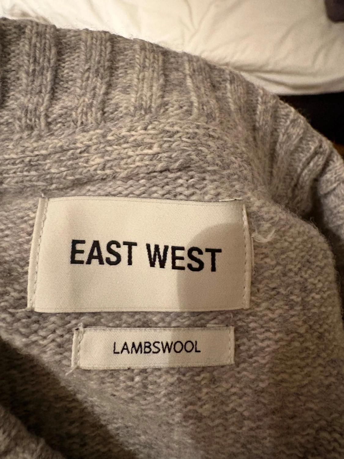 Grå stickad tröja från East West - 2