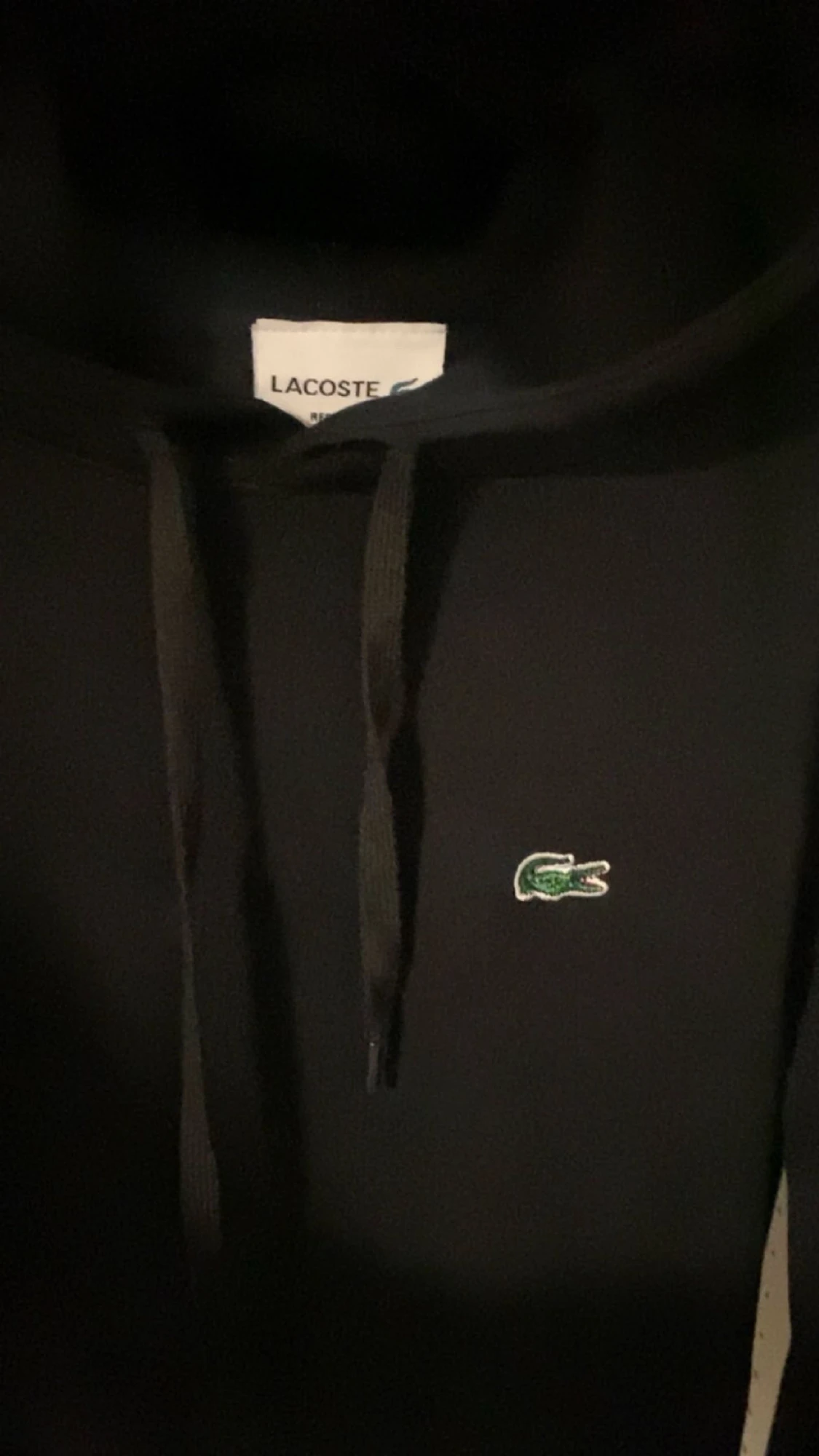 Svart Lacoste Hoodie - 3