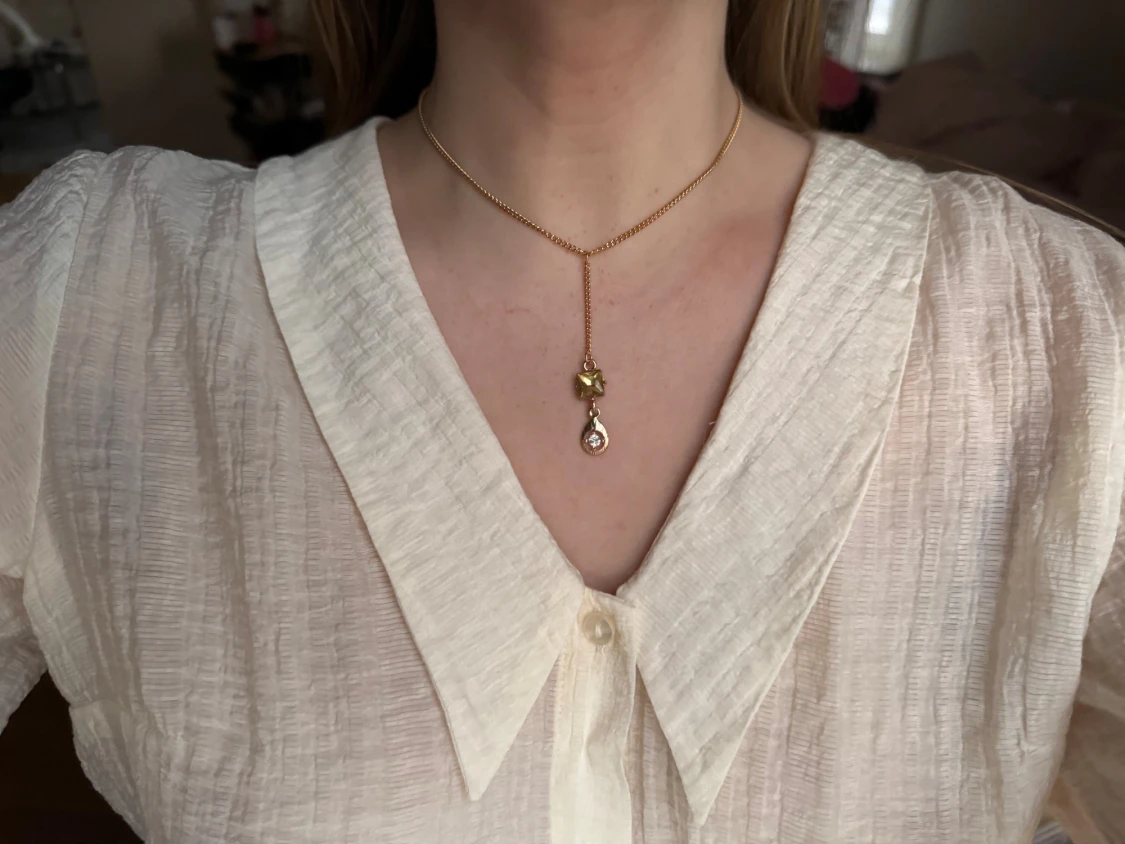 Handgjort repurposed halsband  - 1