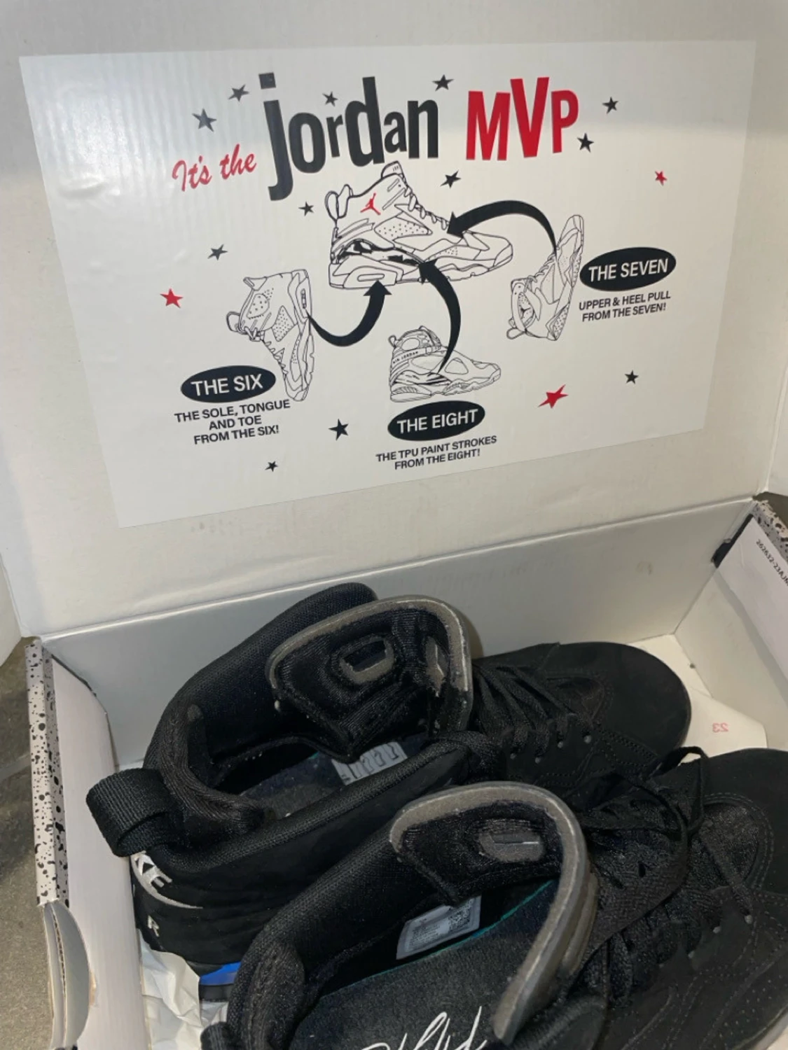 Jordan MVP sneakers svart/blå - 3