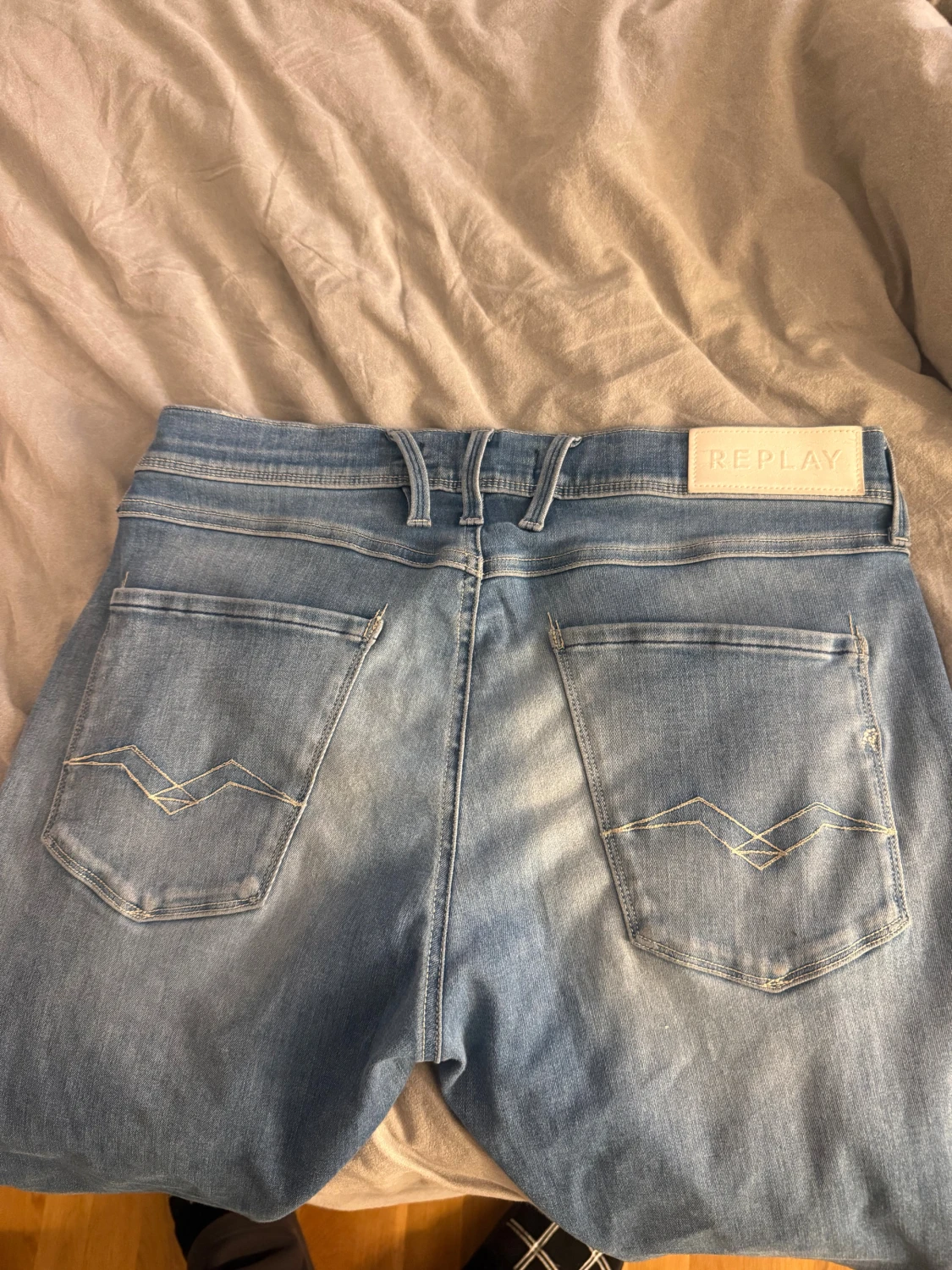 Replay ljusblå jeans straight fit - 2