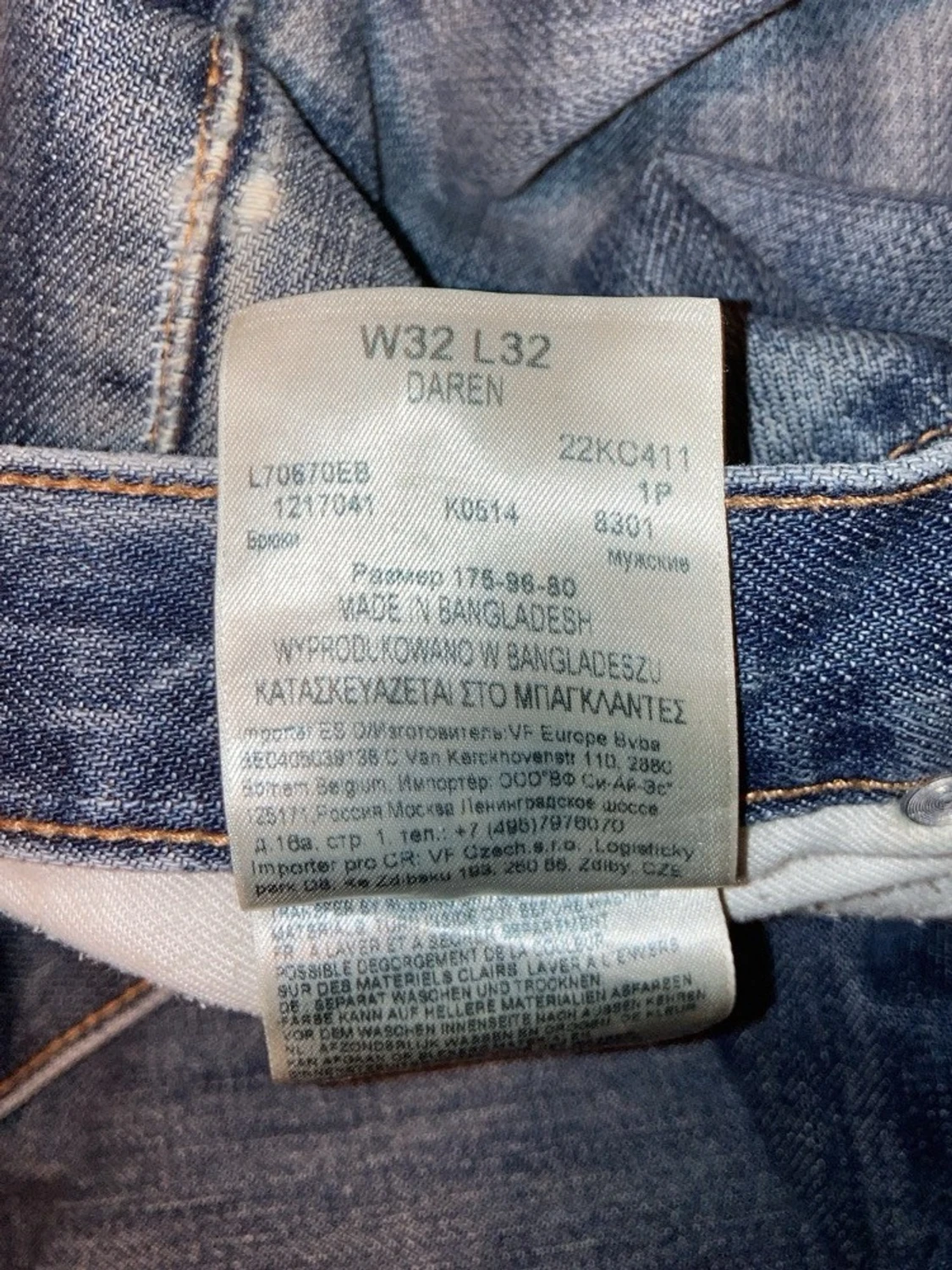 Lee Daren jeans blå W32 L32 - 3