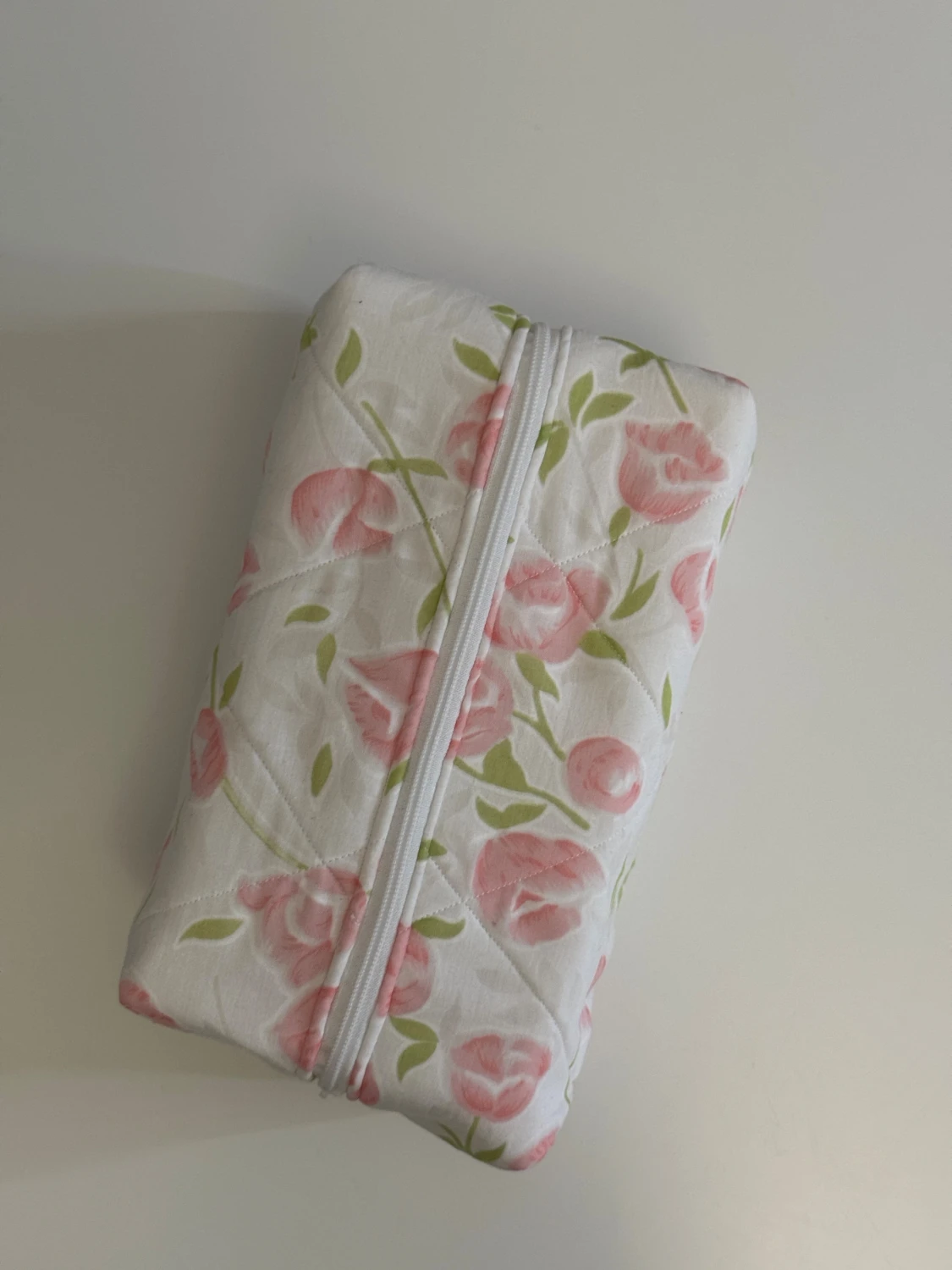 Handgjord necessär av second hand tyger - 1