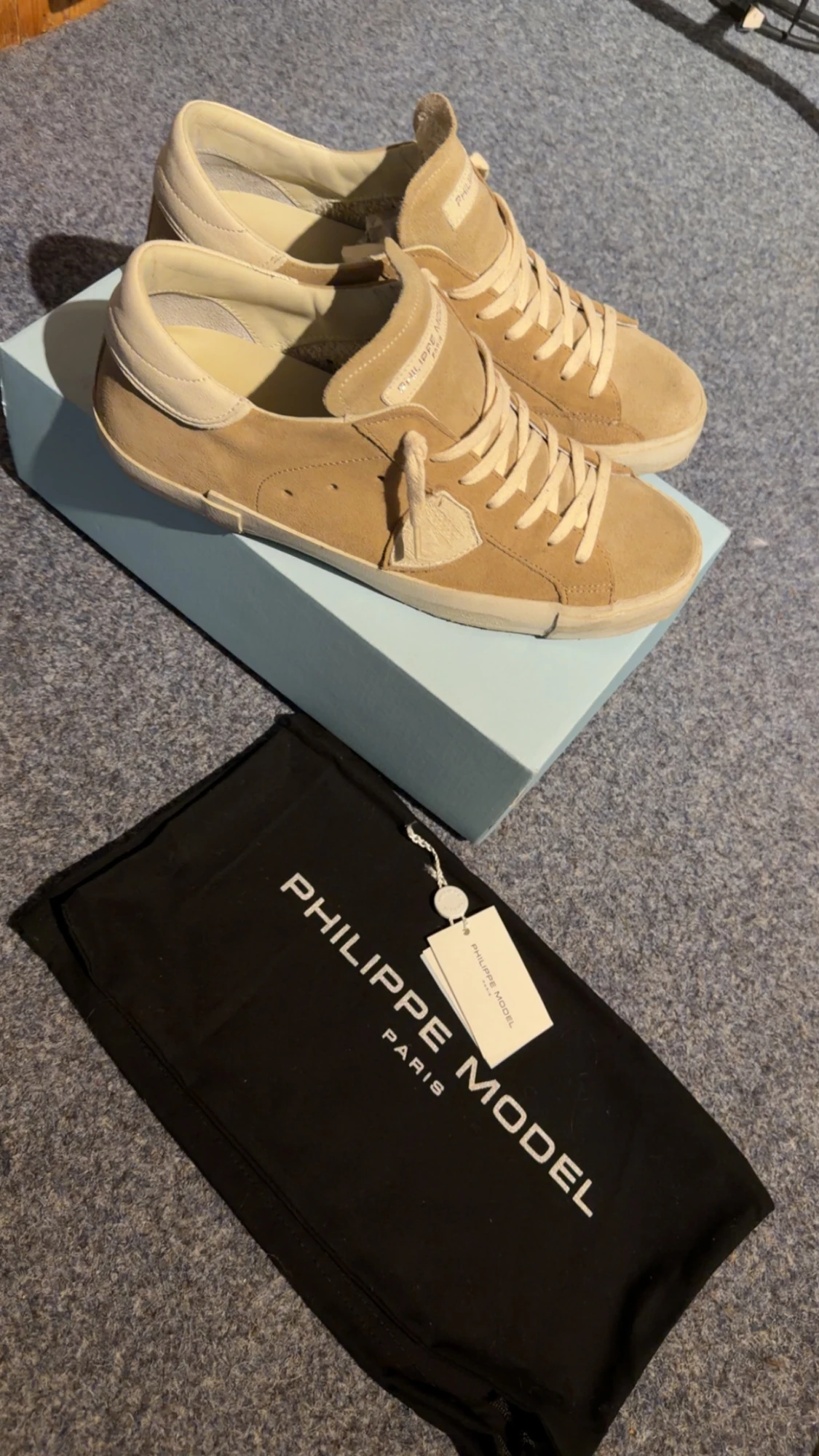Beige Philippe Model sneakers mocka - 5
