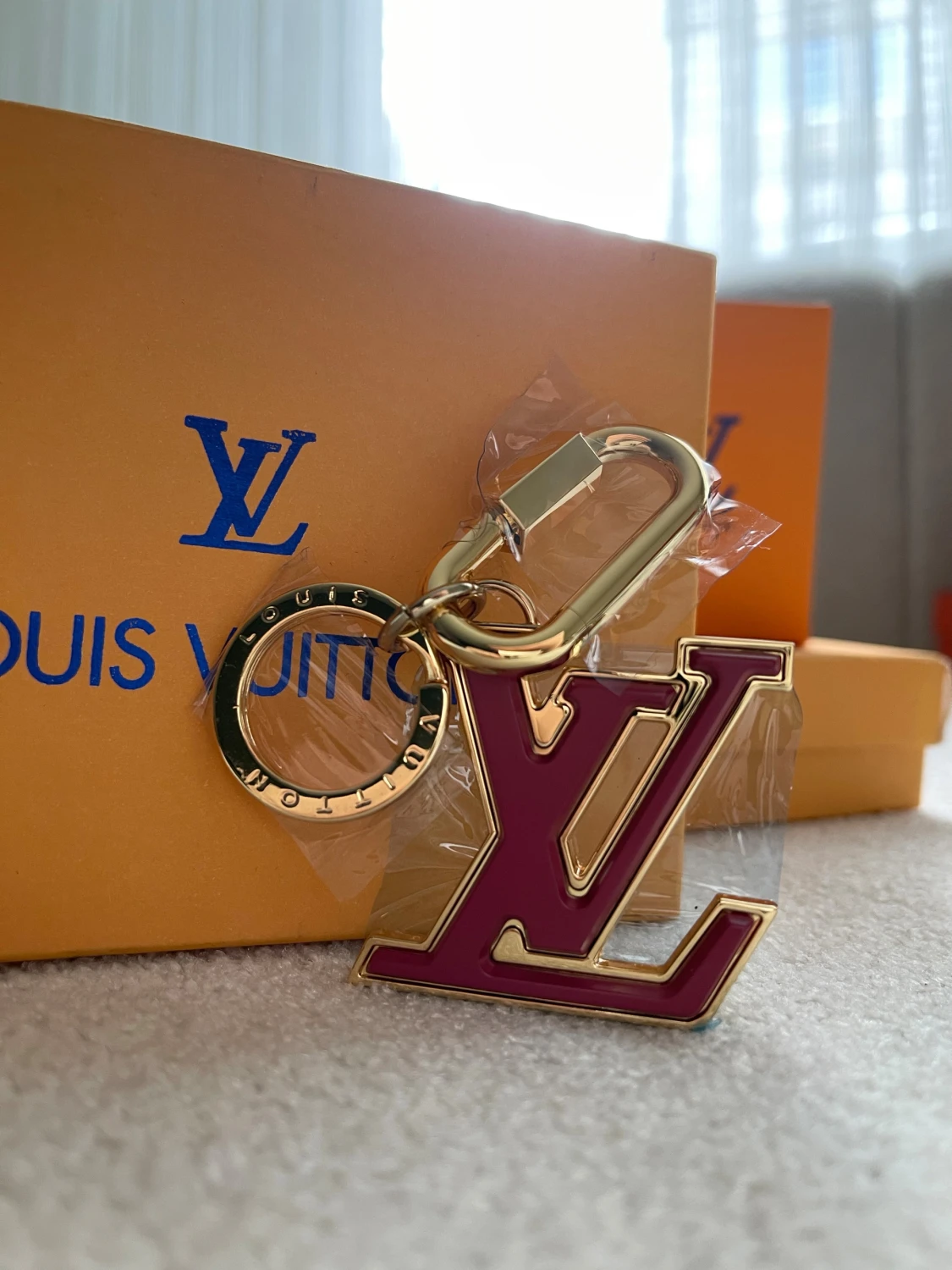  Vuitton rosa nyckelring - 3