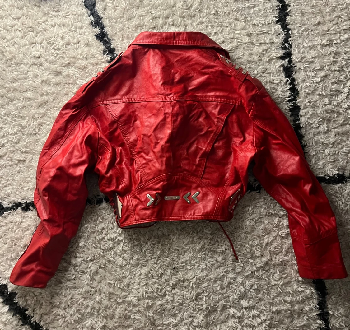 Röd skinnjacka från Epiderme - 1