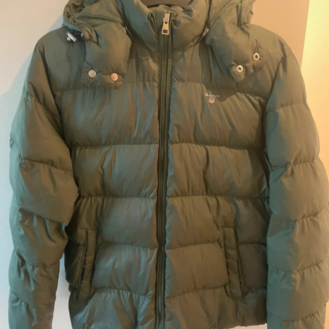 GANT dunjacka – grön – stl 158/168 – fint skick