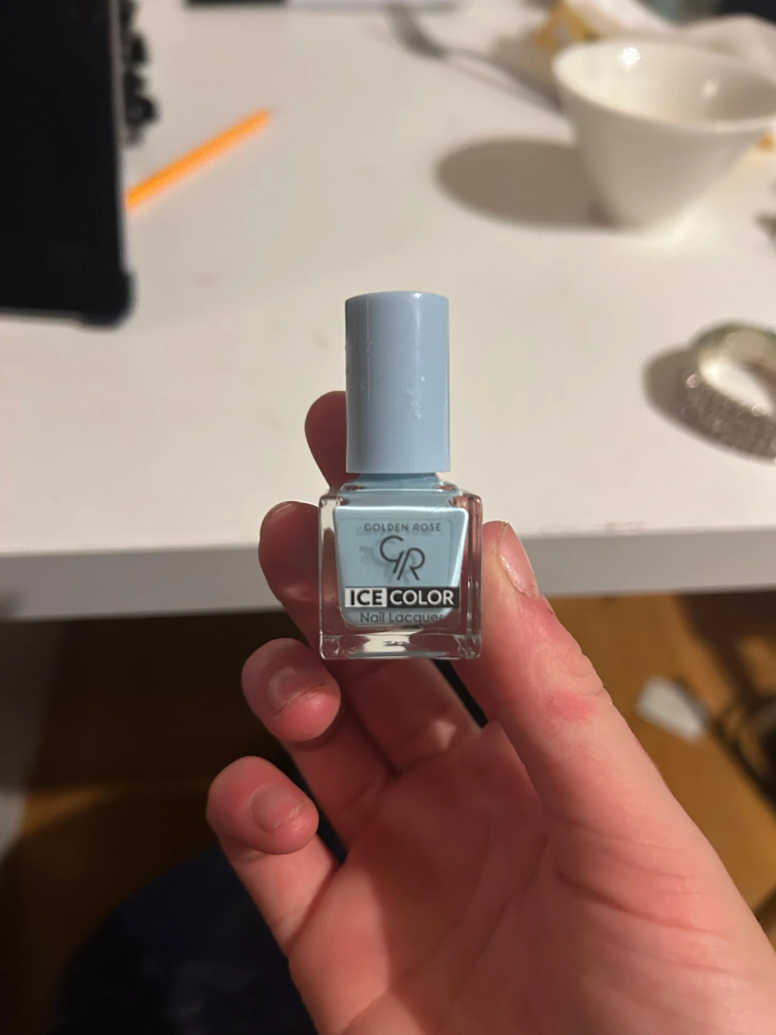 Golden Rose Ice Color ljusblå nagellack - 1