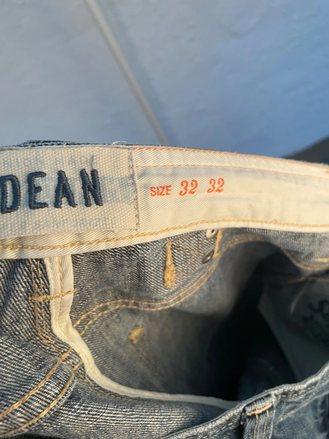 Blå jeans från Superdry modell Dean  - 5