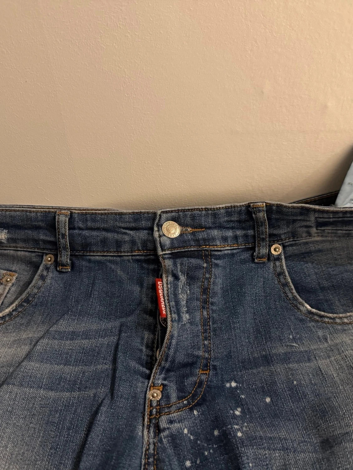 Blå distressed jeans från Dsquared2 - 1