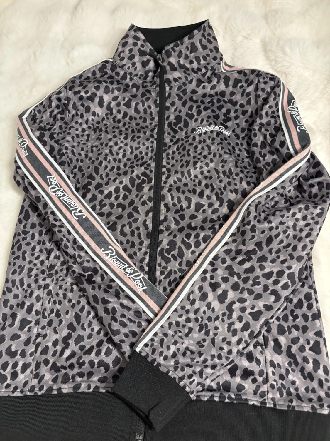 Leopardmönstrad vindjacka Blount & Pool