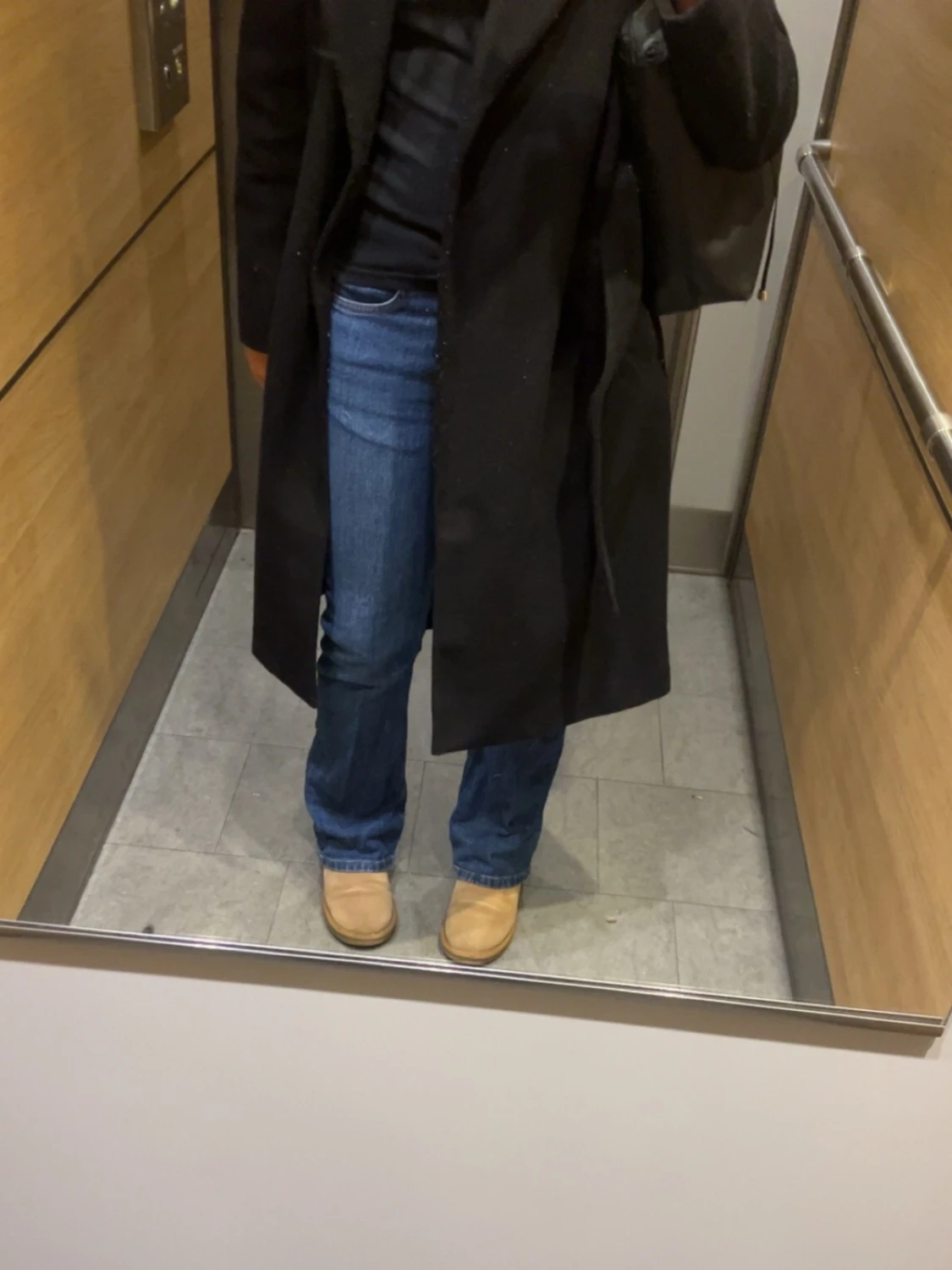 Blå bootcut jeans Mira W26 L32 - 2