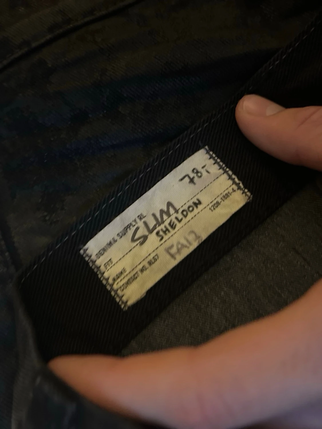 Slim biker svarta jeans från Denim & Supply  - 3