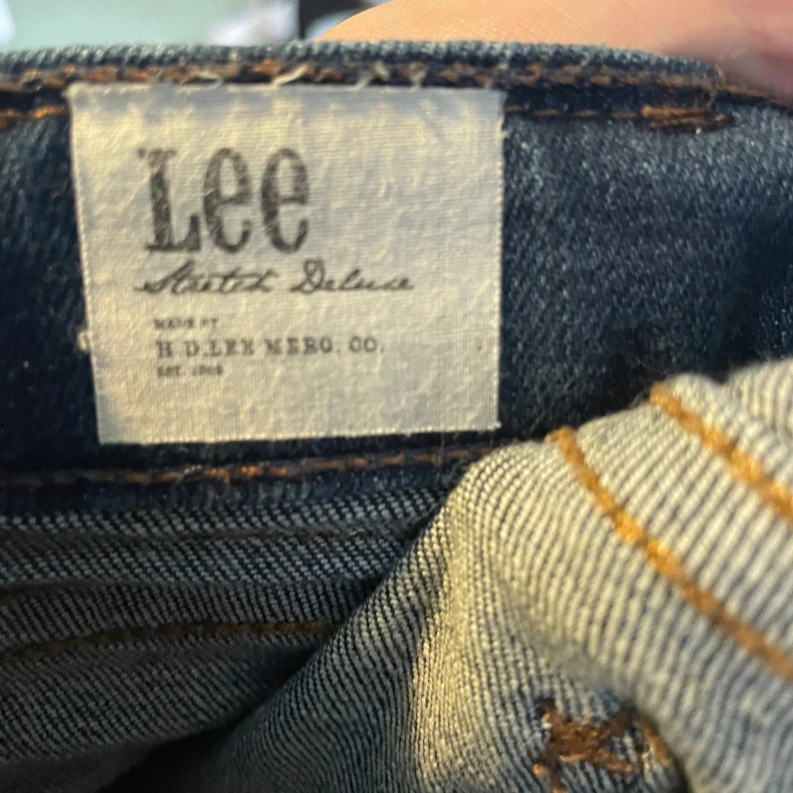 Mörkblå jeans från Lee - 3