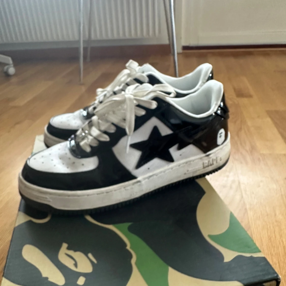 BAPE STA sneakers svart/vit - 2