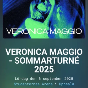 Maggio ståbiljett studenternas - säljer en ståplats till Veronicas konsert på studan den 6e september !🫶 slutsålt!