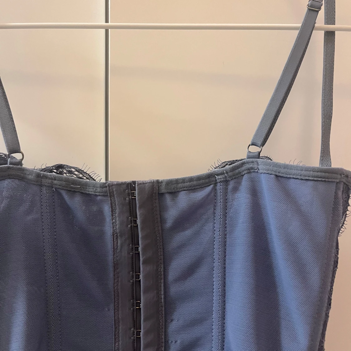 Blå spetskorsett - 3