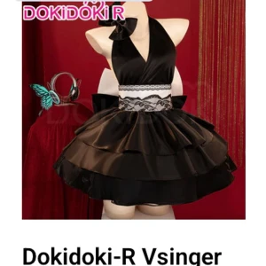 dokidoki Magnet Megurine Luka cosplay - Kommer med klänningen // hörlurarna ingår inte // bara provad 1 gång // asiatisk M // kontakta för mer bilder // kontakta innan du köper 