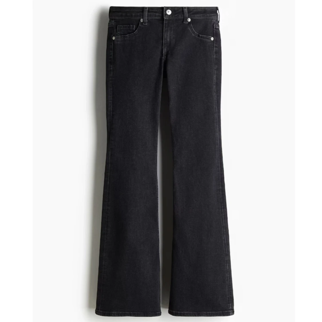 Svarta lågmidjade jeans  - 1