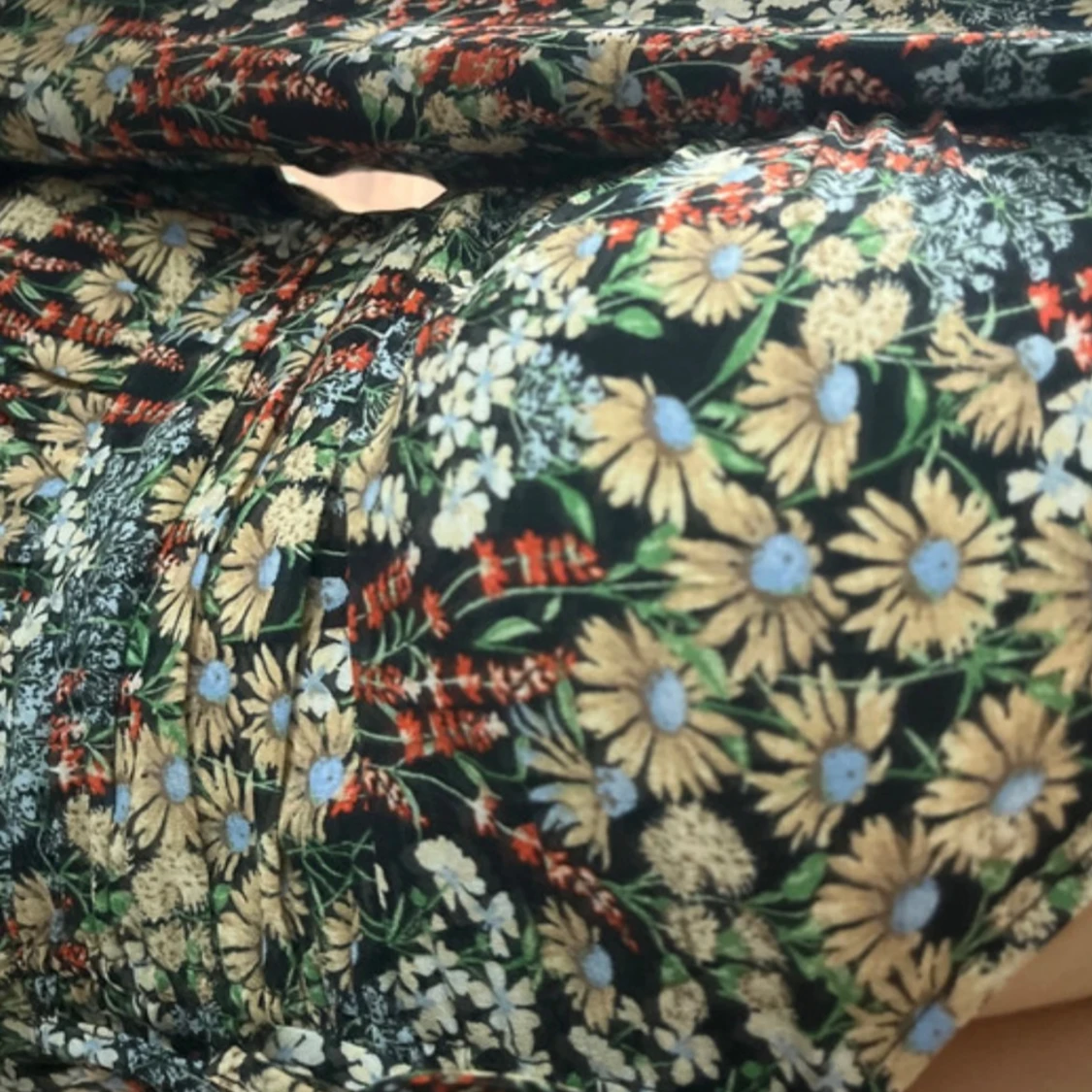 Blommig croppad blus från H&M - 1