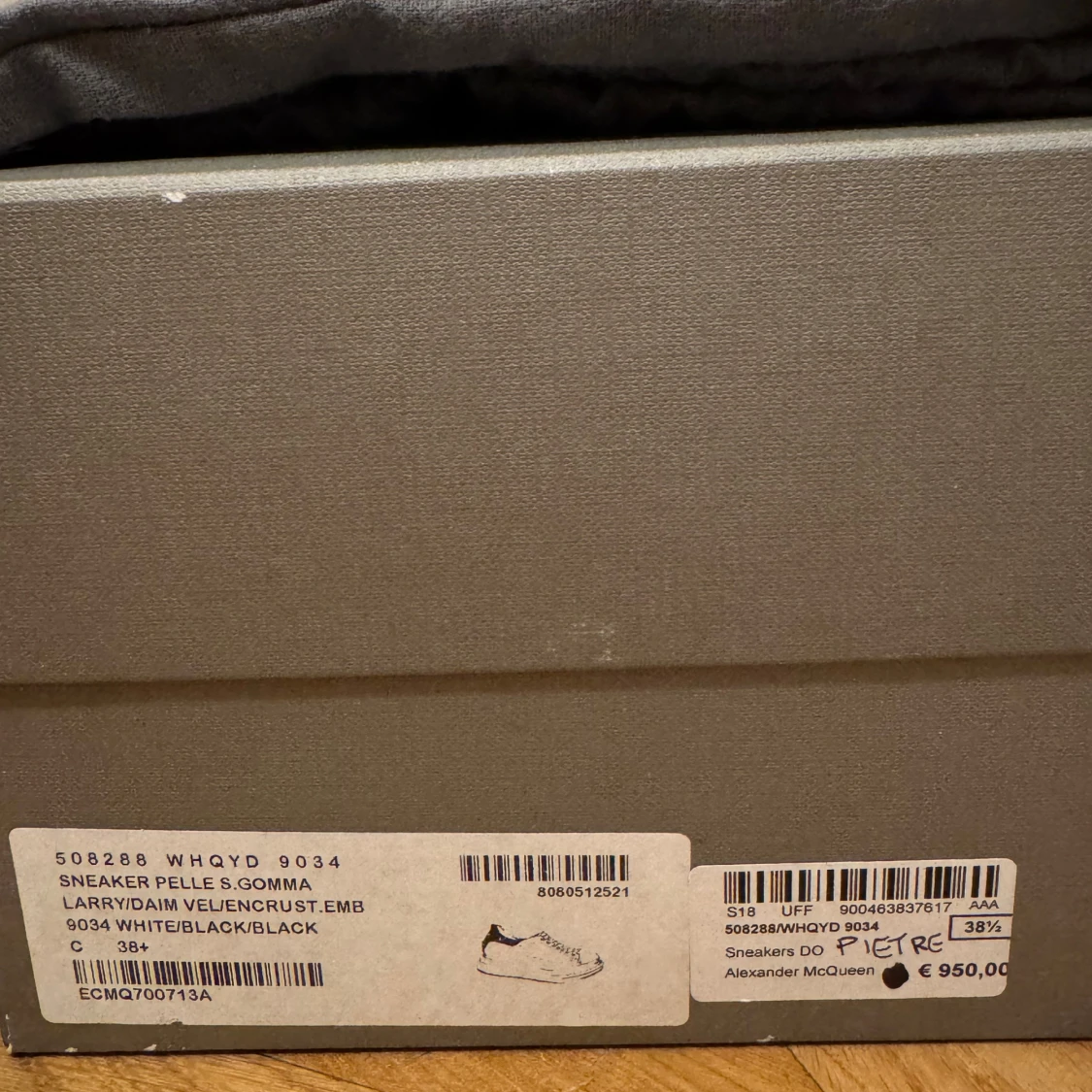 Alexander McQueen vita sneakers 38,5 - 2