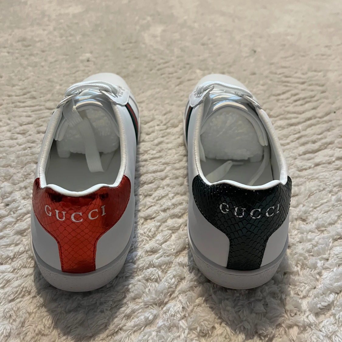 Gucci Ace sneakers med orm och ränder - 1