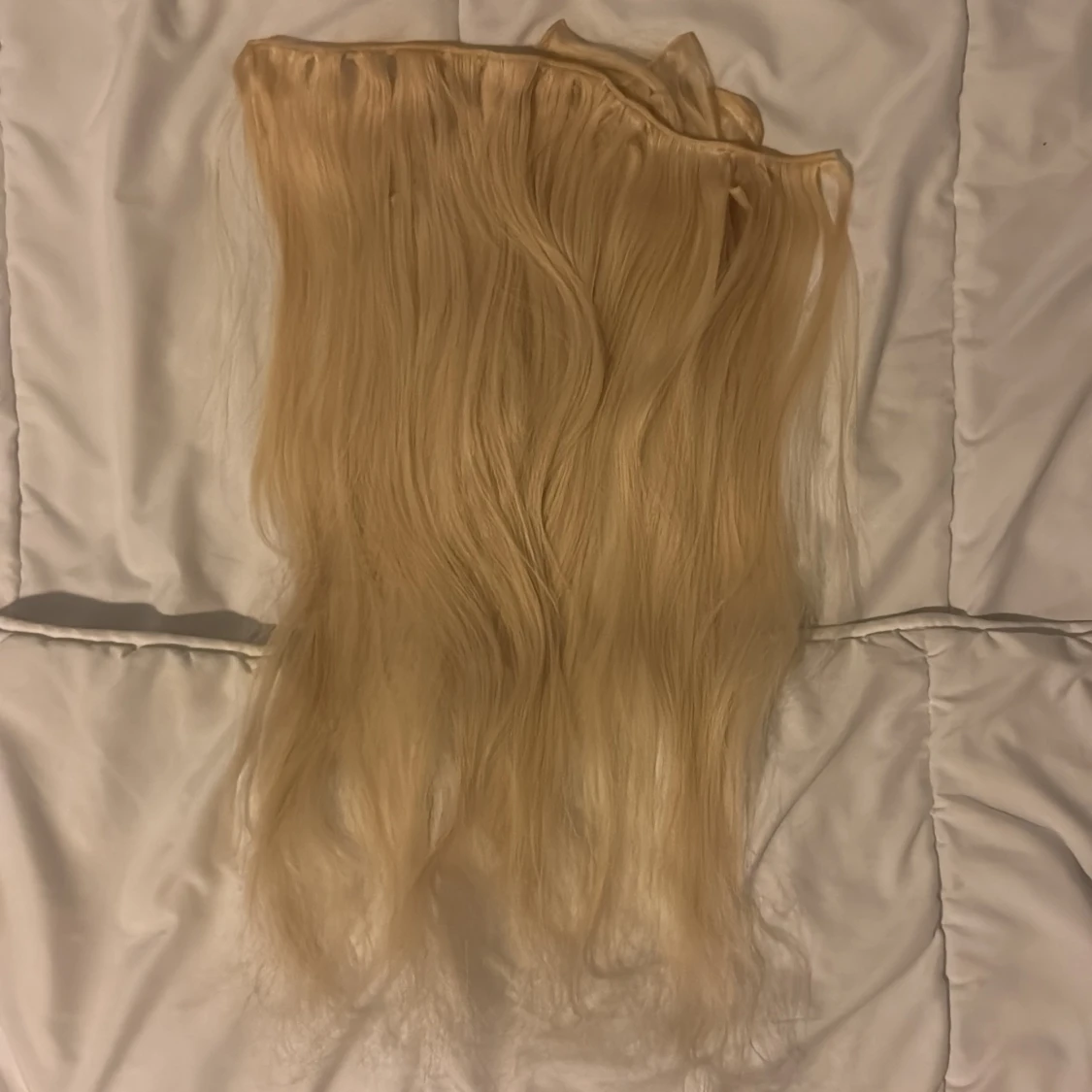 Blond löshår 60cm
