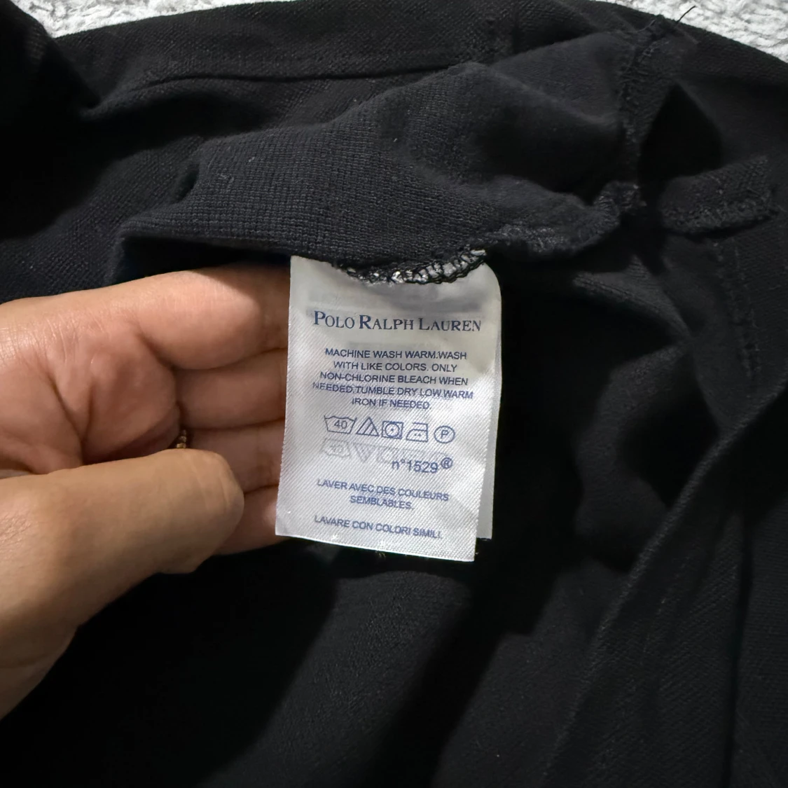 Svart pikétröja från Polo Ralph Lauren - 3