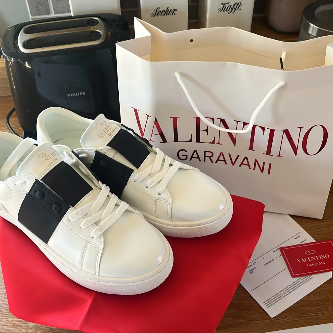 Valentino open mörkblå strl 42 - 4